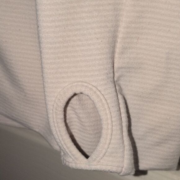 Lululemon Light Pale Pink/White Multi Zip-Up Jacket With Zippered Pockets. - Picture 5 of 14